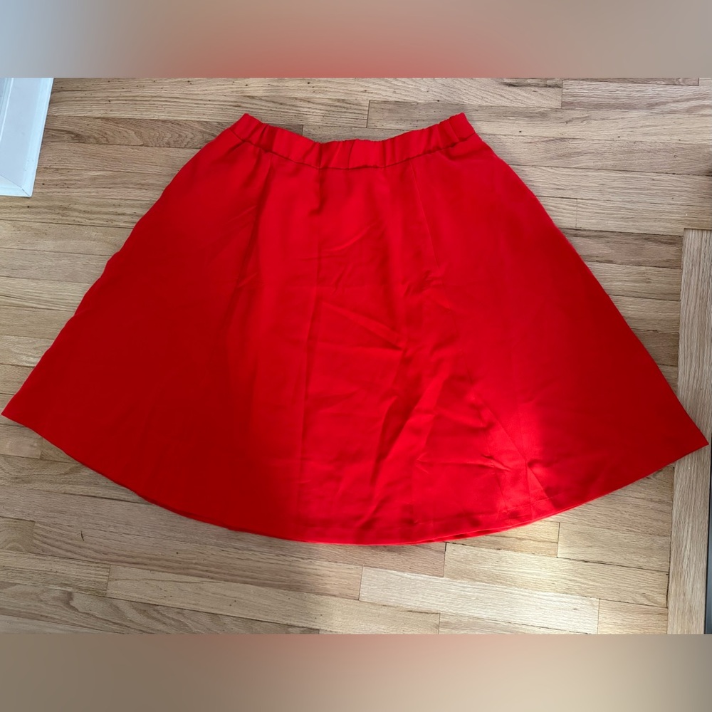 Lane Bryant Vibrant Red A-Line Skirt with Pockets NWT Size 16